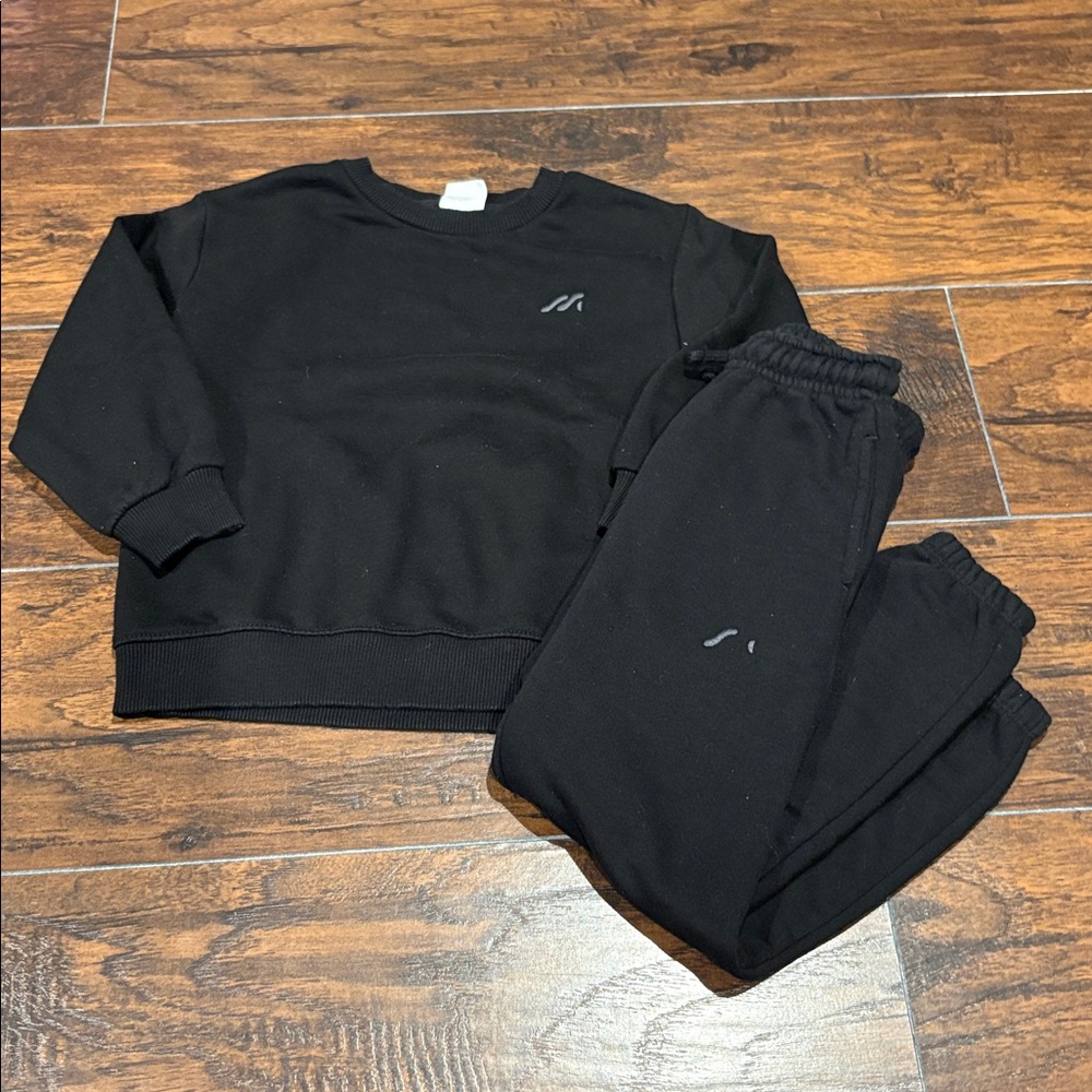 Zara Matching Black Jogger Set